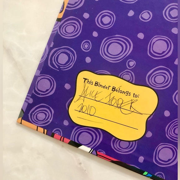 Vintage 1998 Rugrats 3 Ring Binder Tommy Chucky Nickelodeon School Supplies - Picture 6 of 8